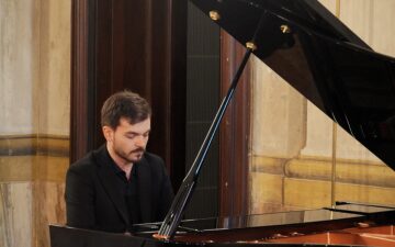 Pasquale Evangelista pianoforte in “La Diversa prospettiva: Marco Bellocchio e Carlo Crivelli”